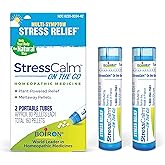 Boiron StressCalm On The Go for Relief of Stress, Anxiousness, Nervousness, Irritability, and Fatigue - 2 Count (160 Pellets)
