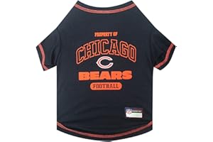 PETS FIRST NFL Chicago Cubs Dog T-shirt Medium. - Licensed Shirt for Pets Team Colored with Team Logos- Premium Stretchable Materials for the comfort of your Dog & Cat