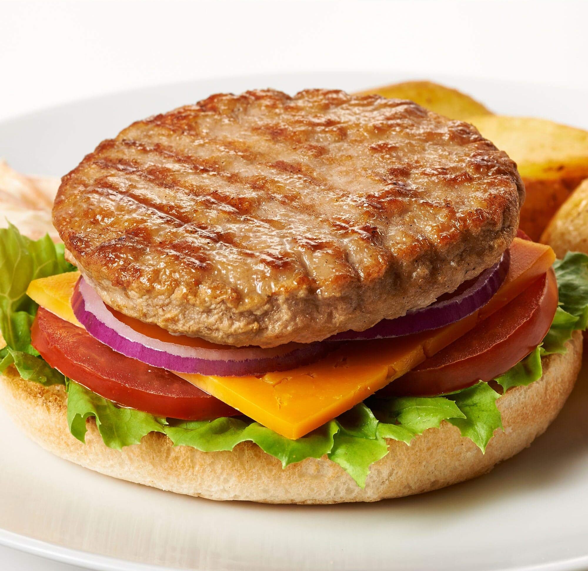 Bernard Matthews Frozen Gluten Free Uncoated Turkey Burgers - 1x48x50g