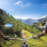 Diyife Bike Mirror Pair 360° Adjustable Wide View 22-25mm Handlebar view 7