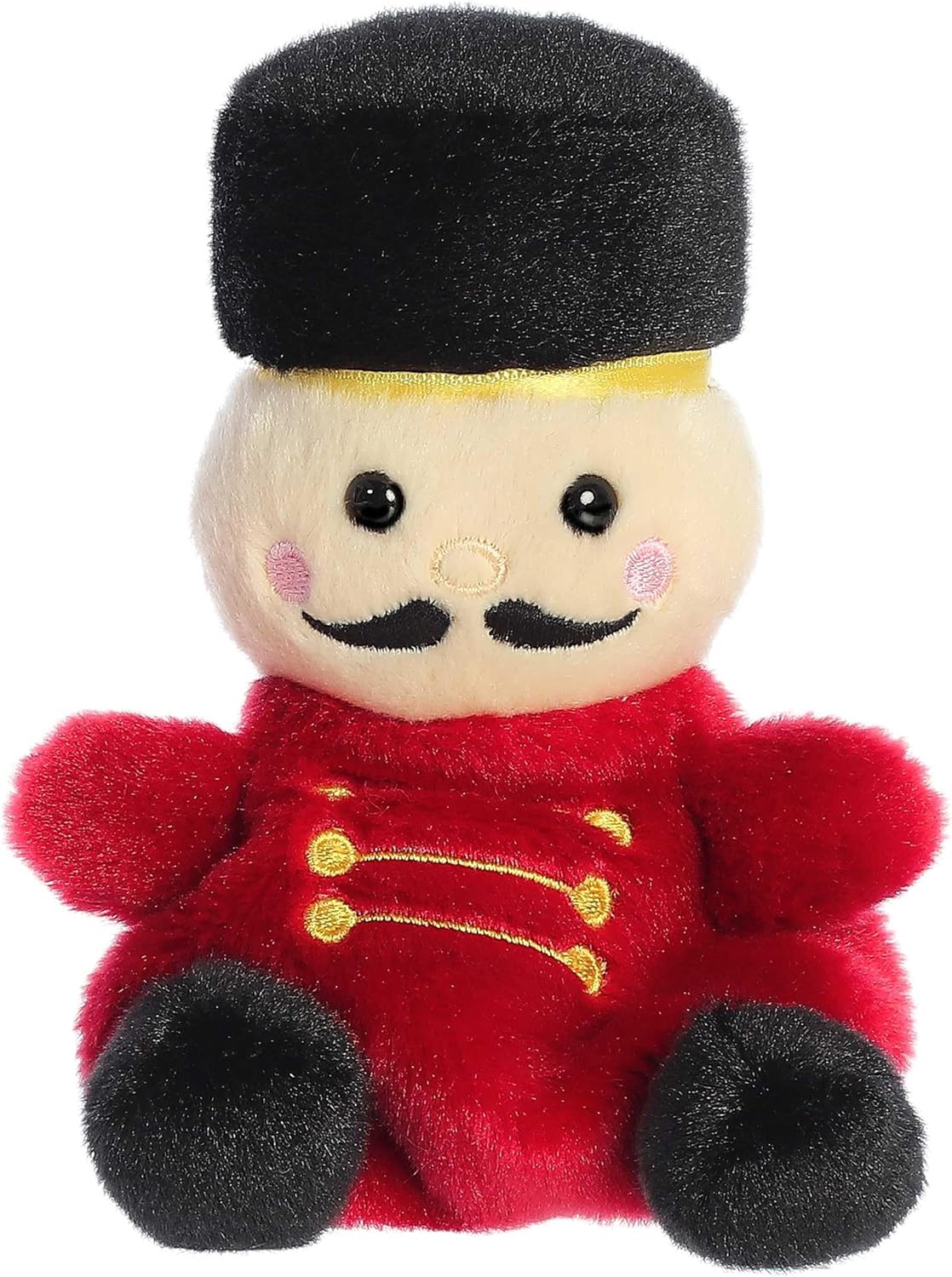 Nutcrackers - Aurora® Adorable Palm Pals™ Marius Nutcracker™ Stuffed Animal - Pocket-Sized Fun - On-The-Go Play - Red 5 Inches