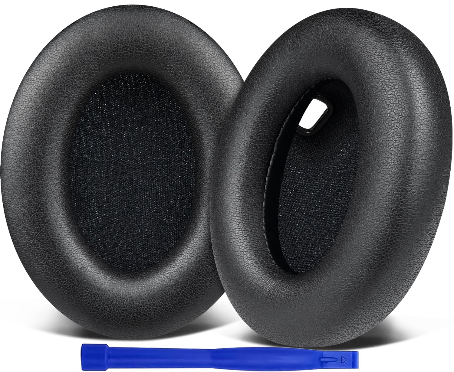 SOULWIT Replacement Earpads for Sony WH-1000XM4 (WH1000XM4) Headphones, Ear Pads Cushions with Noise Isolation Foam, Added Thickness, Without Affecting Sensor-Black