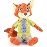Jay Franco Plush Pillow Buddy &ndash; 22 Inch Ultra-Soft Stuffed Character Plushie &amp; Cozy Pillow, Official Licensed Zootopia Product, Orange &ndash; Nick Wilde