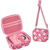 Leayjeen Kids Camera Case Compatible with ESOXOFFORE/Dylanto/GKTZ/HiMont/CAMCLID Kids Camera Instant Print for Christmas Gifts and Birthday Gifts for Kids 3-12 Years Old - Pink Unicorn (Case Only)