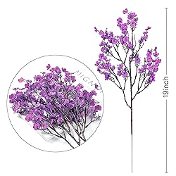 Sggvecsy 15 Pcs Babys Breath Artificial Flowers