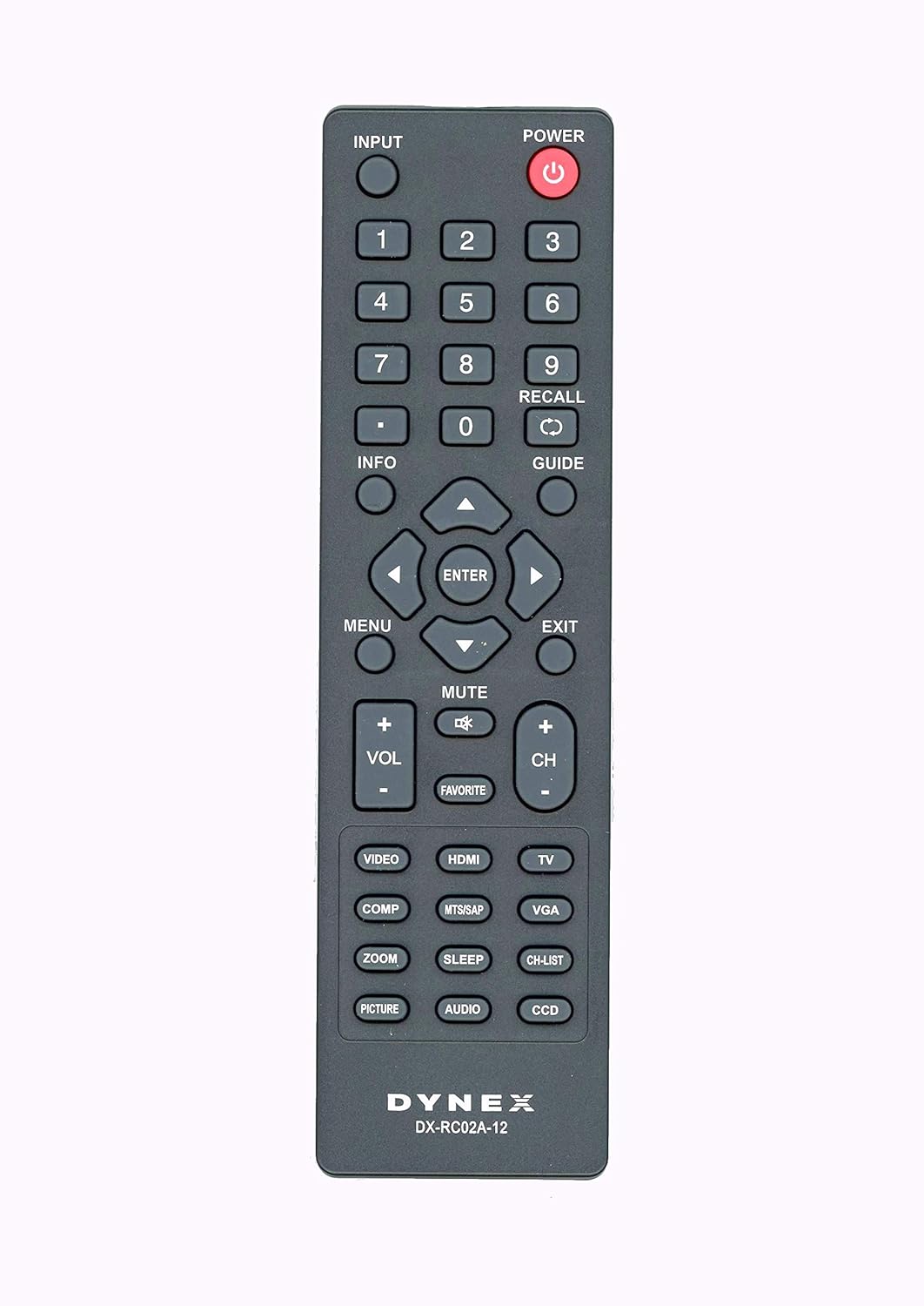 New Original DYNEX DXRC02A12 LCD LED TV Remote For DX42E250A12... eBay