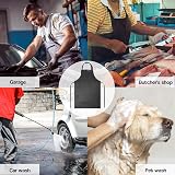 2 Pack 46" Waterproof Rubber PVC Aprons Kitchen Heavy Duty view 6