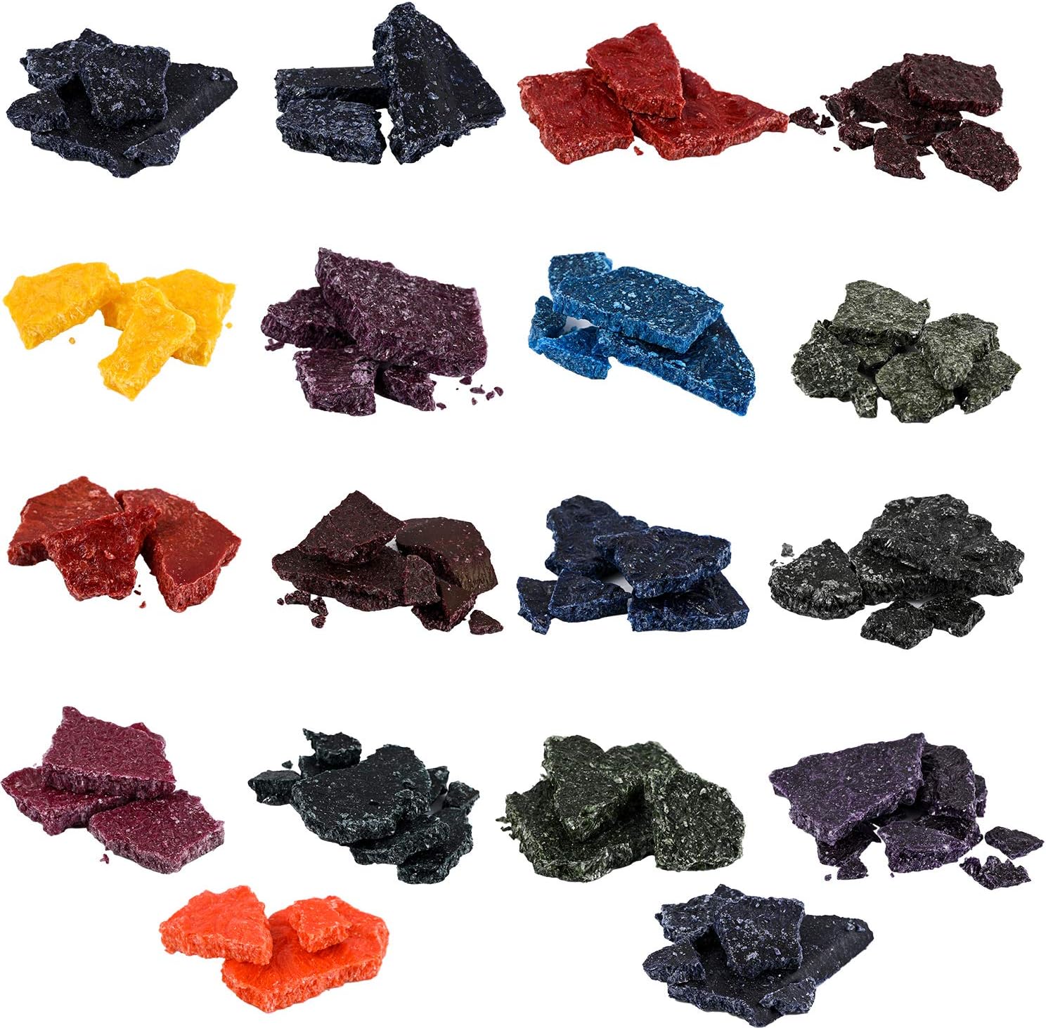 Berolle 18 Colors Candle Making Dye 90gram Soy Candle Wax Dye Chips DIY