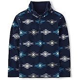 The Children's Place boys Warm Fleece Quarter Zip Pullover