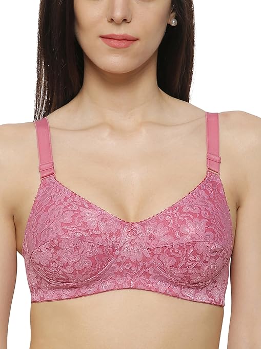 Womens Cotton & Polyester Non-Padded Non-Wired Regular Bra