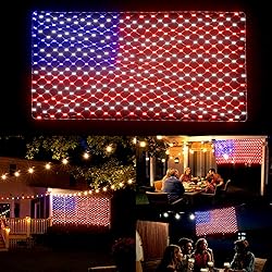 Leisure world 384 LEDs American Flag Net