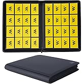 MORABTO Card Binder 16 Pocket,Trading Card Binder Holds up to 1408 Cards with 44 Sleeves,Zipper Card Holder Album Compatible 