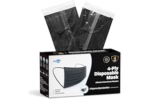 WECARE Disposable Face Mask Individually Wrapped - 50 Colored and Print Face Masks