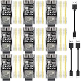 Suuoo 9-Pack ESP32-S3 Development Board N16R8, 16MB Flash 8MB PSRAM | Dual-core 32-bit, WiFi and Bluetooth LE, dual USB Type-C ports, pre-soldered headers, for IoT and smart home prototyping