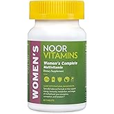 Noor Vitamins Halal Womens Multivitamin & Mineral I Once Daily Vitamin Supplement I Vegan | Supports Energy, Immunity, Metabolism, Healthy Appearance and Stages of Motherhood I 2-Month Supply