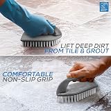 TDBS The Dustpan and Brush Store 3 Pack Scrubbing Brushes Nylon Bristles view 4