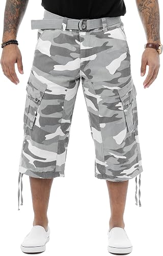 X RAY Men's Belted Tactical Cargo Long 