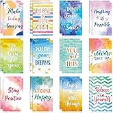 24 Pieces Inspirational Notepads Mini Motivational Quotes Notebook Small Colorful Pocket Journal Notepad Soft Cover Inspiring Notebook for School Office Home Travel Present Supplies 12 Styles