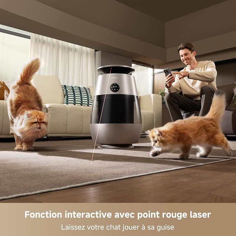 AP10 Purificateur d'air pour animaux, Moins de poils, plus de fun