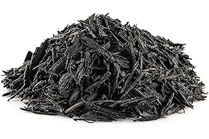 Rubberific Premium Shredded Rubber Mulch for Gardens, Lawns, and Landscaping | Long Lasting Color | Looks Like Natural Wood Mulch (0.8 Cu. Ft. - 16 LBS, Black)