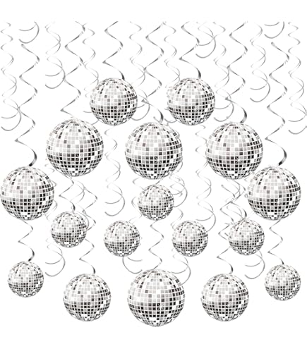 18-teilige Peace-Zeichen-Wirbel Zum Aufhängen – Glitzernd, Für Peace-Partys, Geburtstage & Deko – Bunt & Auffällig