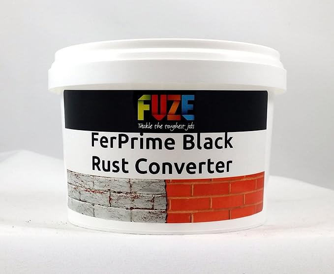 Fuze FerPrime Black Rust converter/Rust Treatment/Primer. Rapid