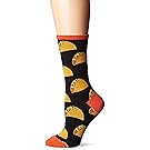 Socksmith Womens Novelty Crew Socks "Tacos" - Black