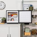 Abode Table Top Freezer 31L Black Freestanding 4 Star Reversible Door 1 Shelf view 5