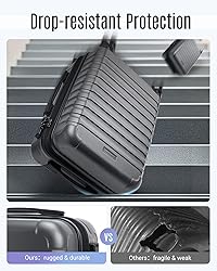 LIGHT FLIGHT Luggage Sets, 3 Piece Durable Suitcase
