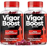 (2 Pack) Vigor Boost Gummies - Official VigorBoostGummies Support Advanced Formula All Natural Ingredients Premium Supplement Gummys for Overall Health & Wellness Reviews, 120 Gummies for 2 Months