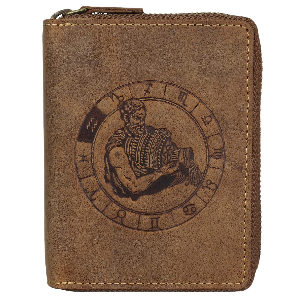 Greenburry Vintage zodiac wallet leather 10 cm