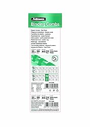 Fellowes 32 mm A4 Oval Plastic Binding Combs