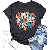 Teacher Shirt Women First Day of School T-Shirt Back to School Tshirt Third Grade Crew Shirt Teacher Gift Tops