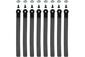 lasuroa 8 Pcs Snowboard Ankle Binding Straps, Snowboard Ladder Strap Ski Straps Parts for Bindings Snowboard Binding Straps Replacement for Snowboard
