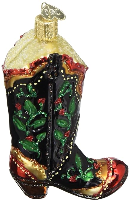 cowboy boot ornament