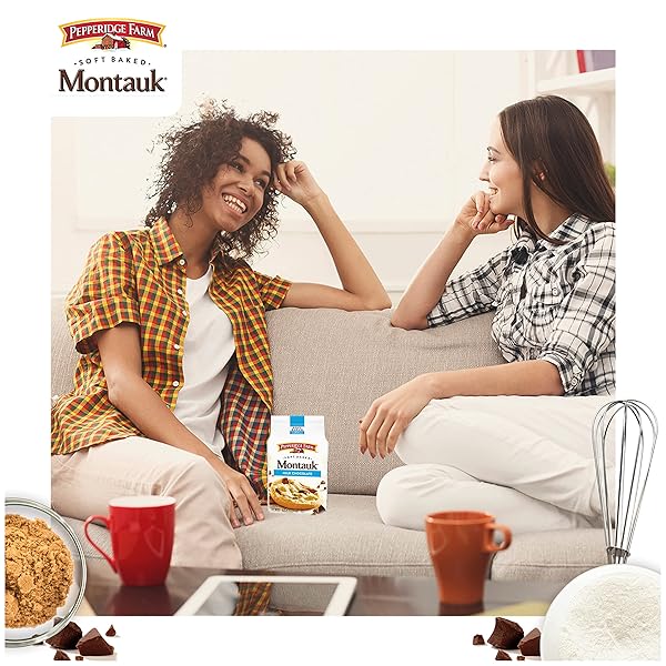 PEPPERIDGE FARM MONTAUK SOFT BAKED MILK CHOCOLATE CHUNK COOKIES, 8.6 OZ BAG (8 COOKIES)
