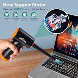 WHATOOK Compressed Air Duster Electric 60000 RPM 3-Speed USB-C view 7
