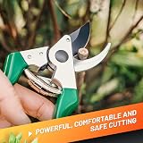 GRÜNTEK Professional Bypass Secateurs 20 mm Cut SK5 Blade 48 mm view 3
