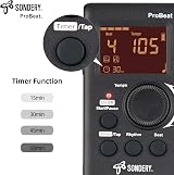 Sondery ProBeat Digital Metronome for Guitar Piano Drums with Timer view 5