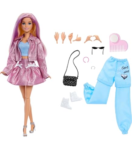 Amazon.com: Barbie Stylist and Wardrobe Doll with Fashion