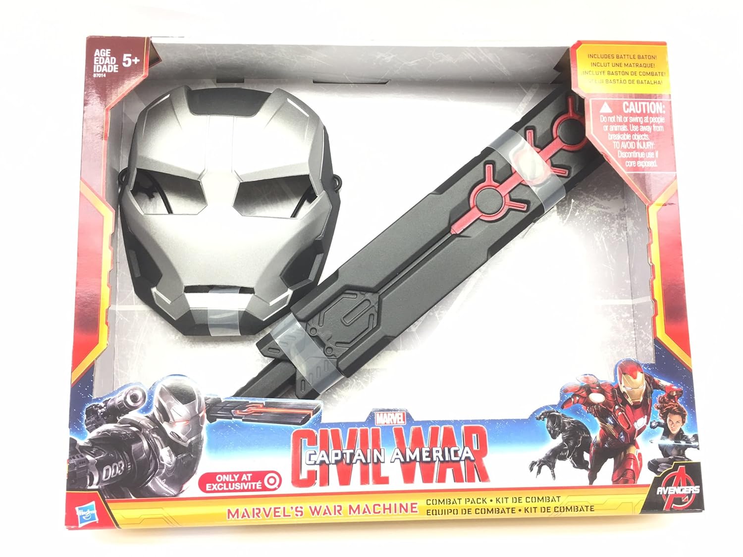 Marvels Captain America Civil War Iron Man War Machine Mask And Baton