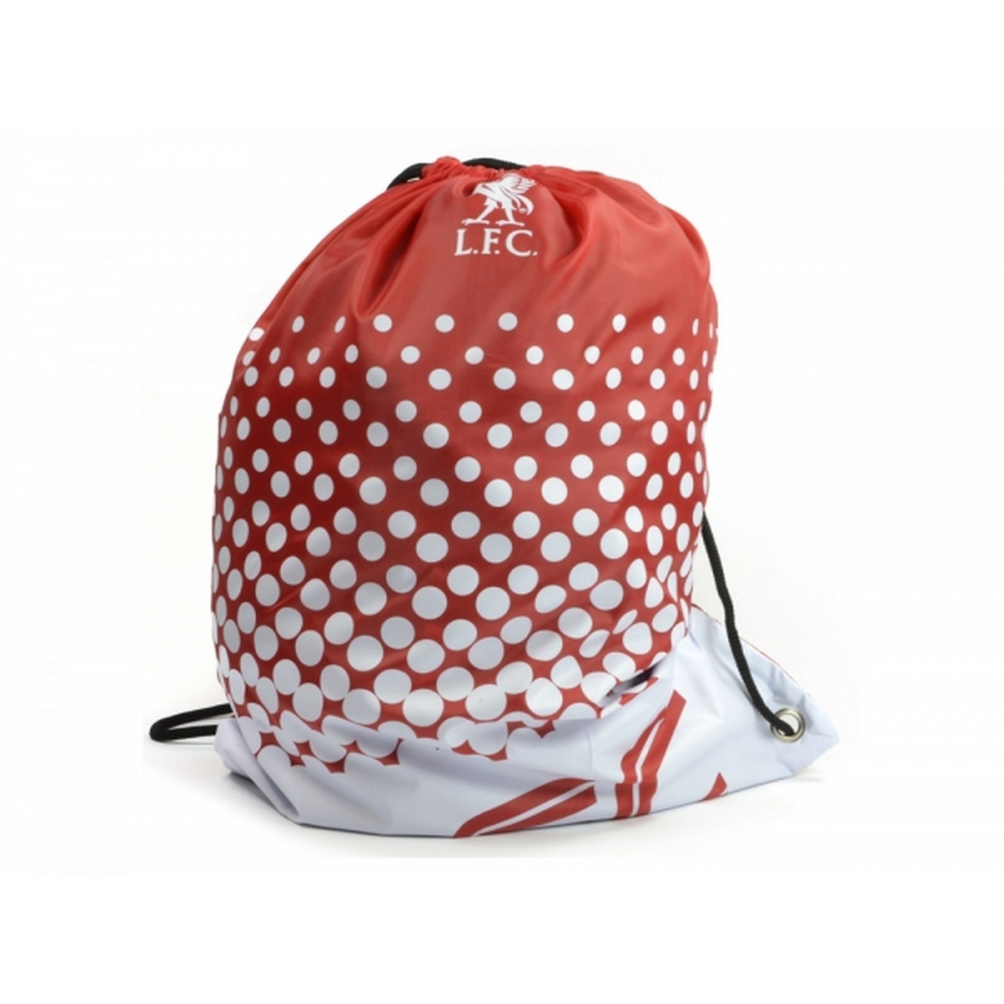 Liverpool FC Official Football Fade Design Gym Bag (One Size) (Red/White)