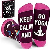 Yoga Gifts for Women - Yoga Socks, Perfect Present for Instructor, Unique Appreciation Gift for Teachers, Ideal Christmas Surprise for Women, Great Ideas For Stocking Stuffers