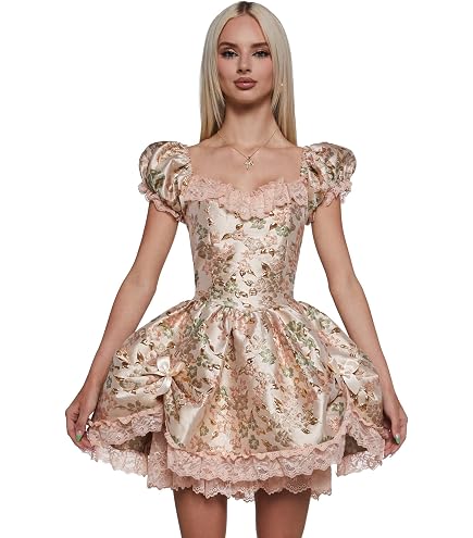 dolls kill daydreamer floral mini dress Current Mood Mushroom Chiffon Sheer Current Mood | Dresses |