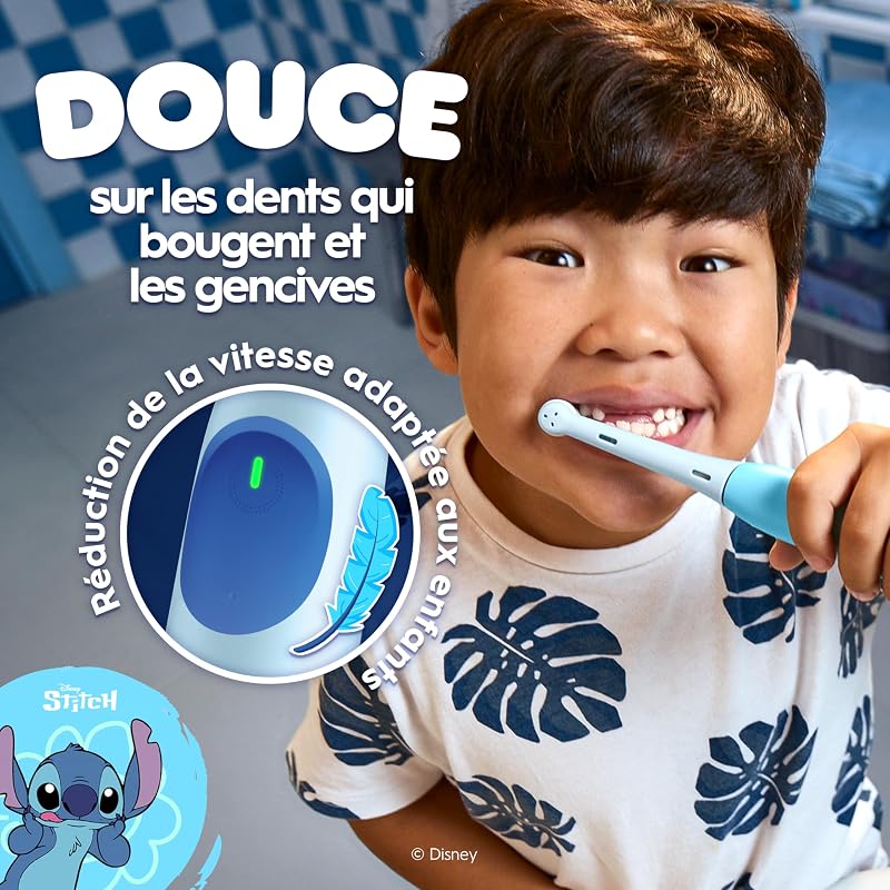 Brosse à Dents Electrique iO Kids, Brossette, Version Stitch, Bleue