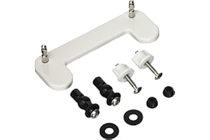American Standard 760234-100.0200A Bottom and Top MTG Kit with Bar Hinge, White