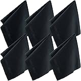 Microfiber Cleaning Cloth 12x12 Inch (6 Pack) for Lens, Eyeglasses, Glasses, Screen, iPad, iPhone, Tablet, Cell Phone - Lint FREE Cleaner Cloths to Clean Camera Lenses, Tablets & TV Screens