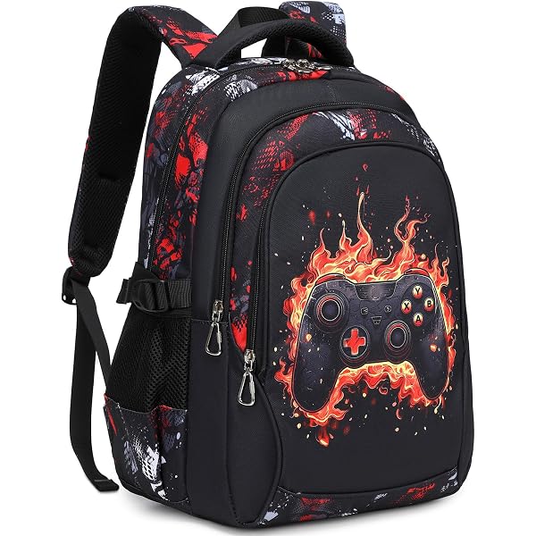 Mochila Escolar Con Bolsa De Almuerzo Y Estuche - Juego De 3 Piezas, Color Azul Oscuro, Gran Capacidad