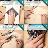 YIHUA 939-III Pyrography Tool Kit Dual Pen 20 Tips UK Plug 230V view 6