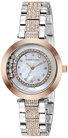 Giordano Analog White Dial Womens Watch - A2054-77
